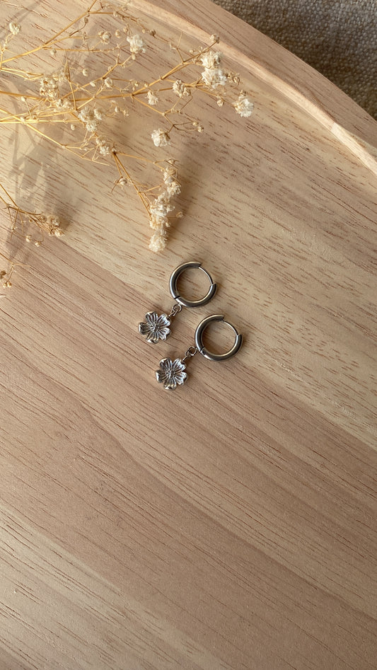 Boucles d’oreilles fleurs