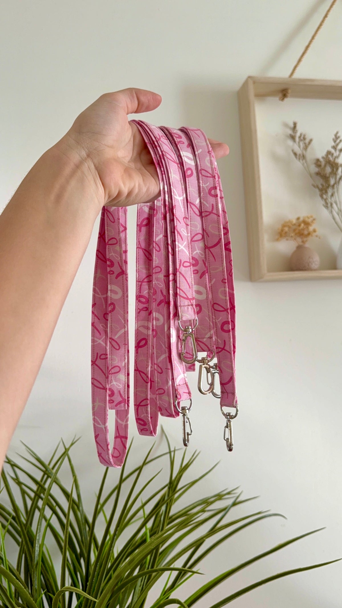 Porte badge octobre rose