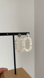 Boucles d’oreilles en acrylique