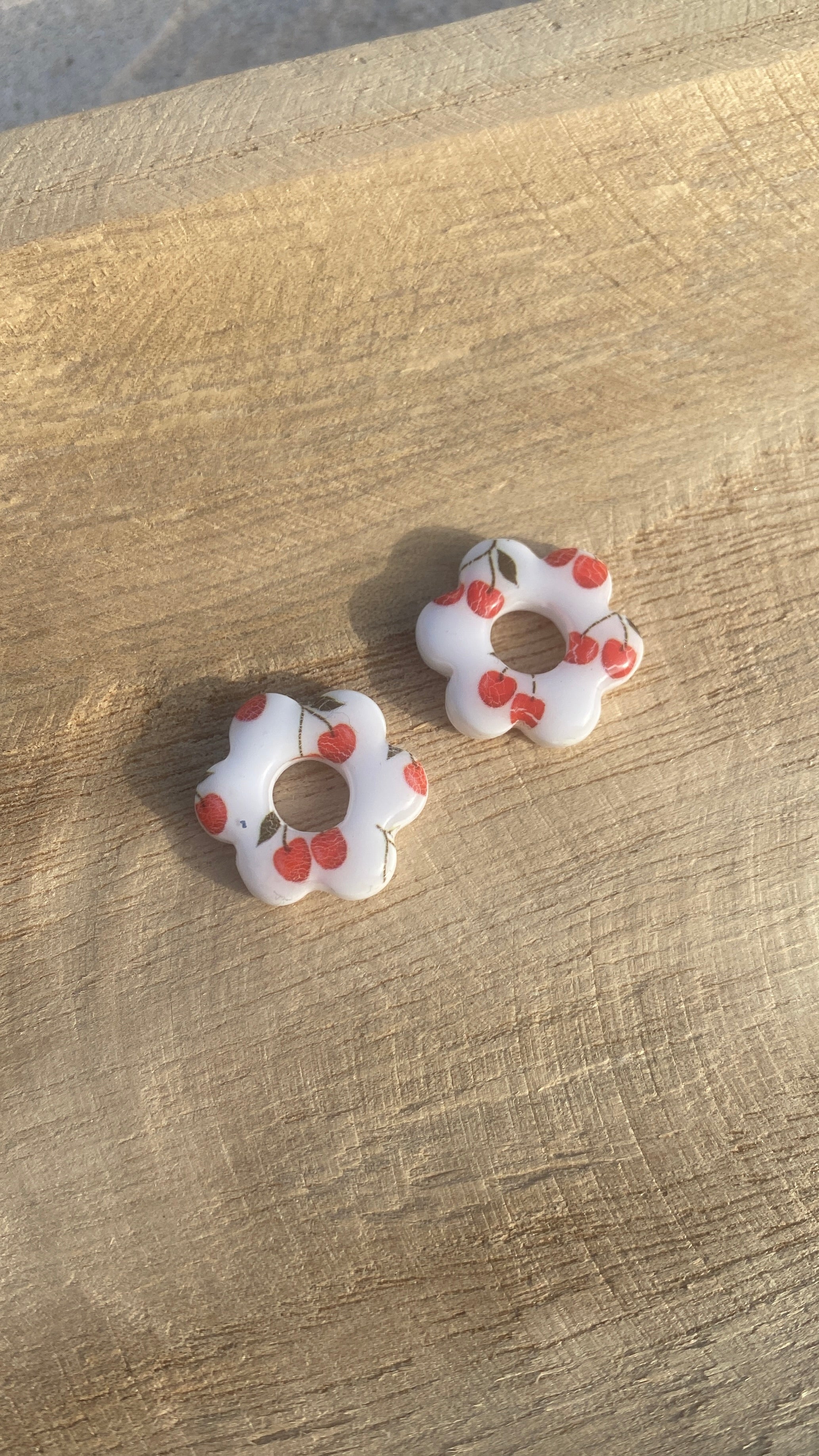 Pampilles fleurs cerises