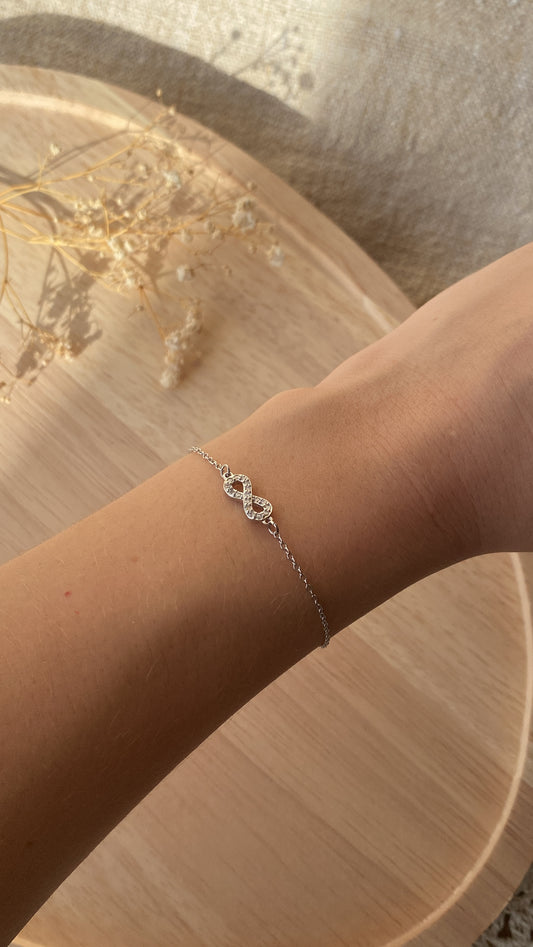 Bracelet infini brillant