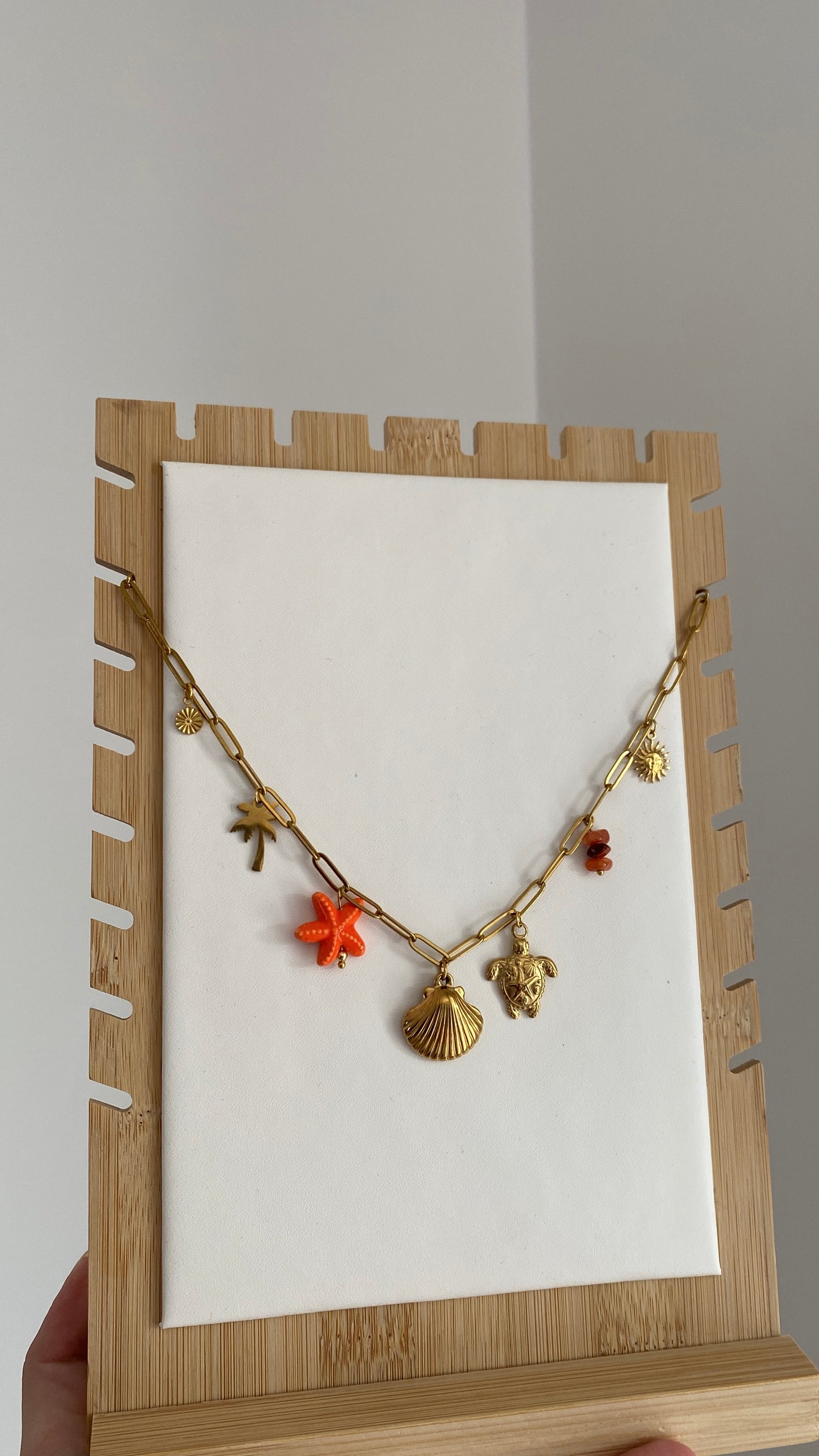 Collier breloques 🧡☀️