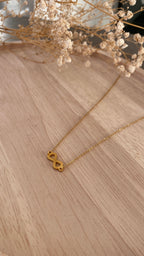 Collier infini doré