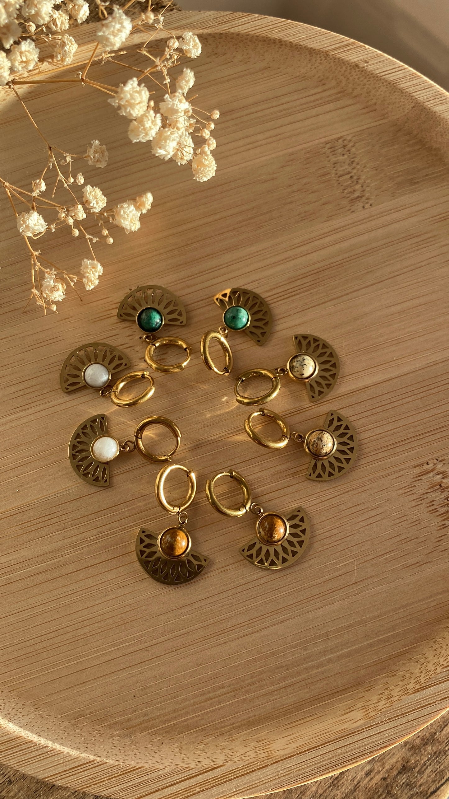 Boucles d’oreilles bohèmes