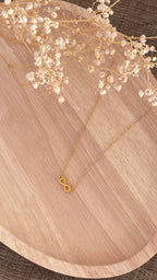 Collier infini doré