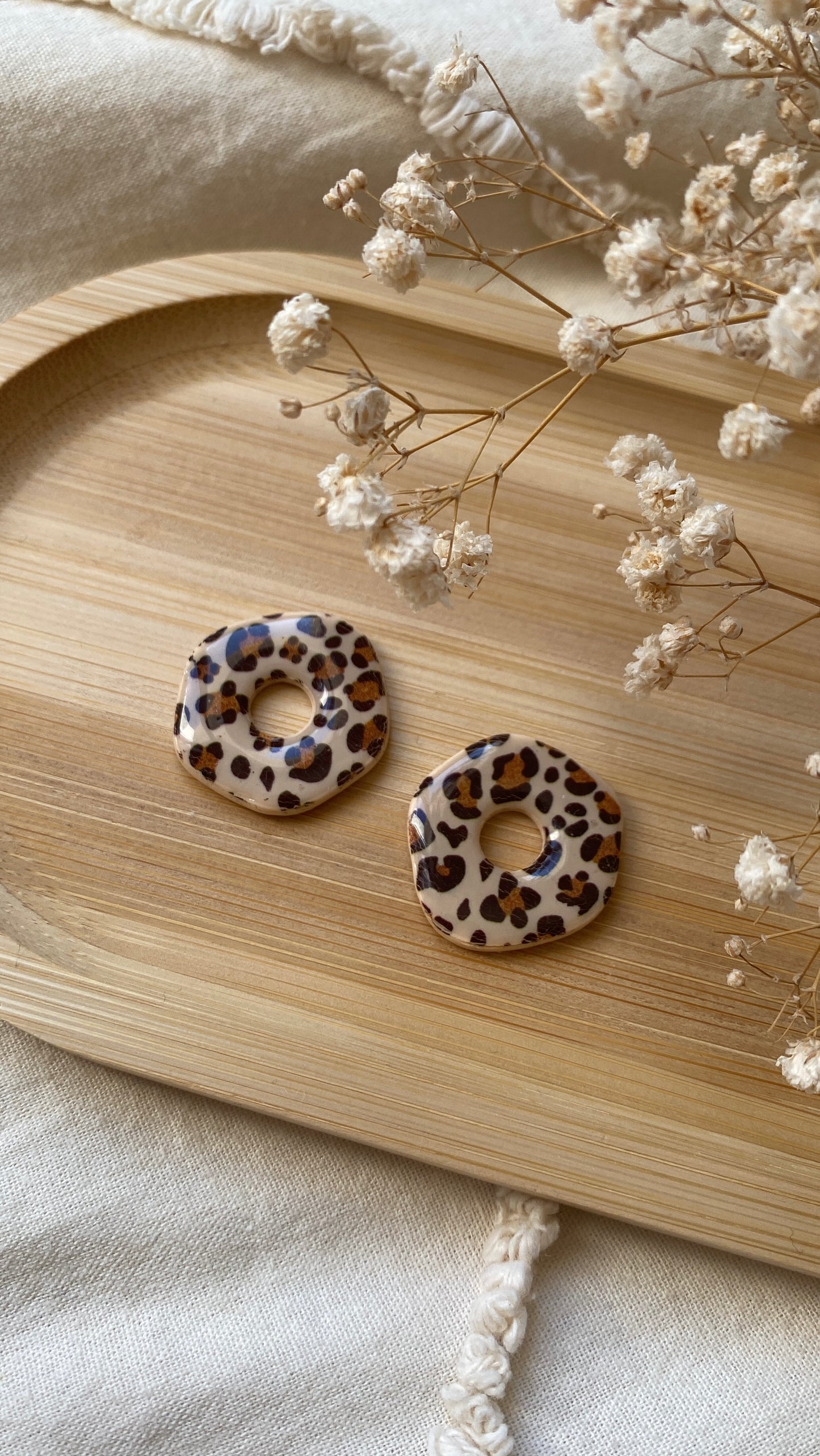 pampilles, motif léopard