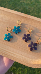 Boucles d'oreilles fleurs