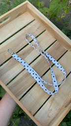 Blanc à pois