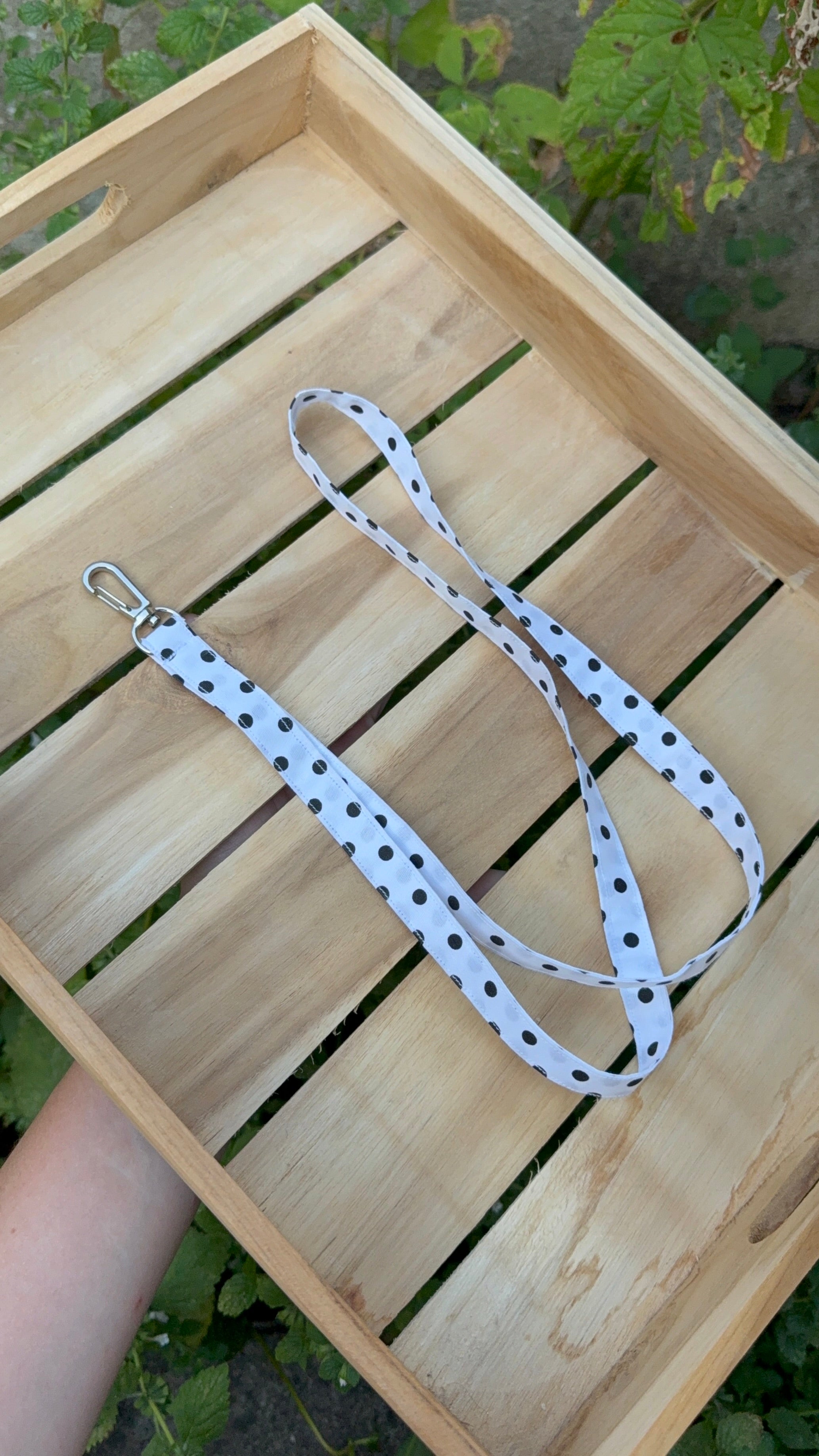 Blanc à pois