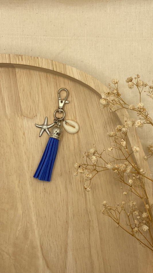 Porte-clefs, bijou de sac, thème mer