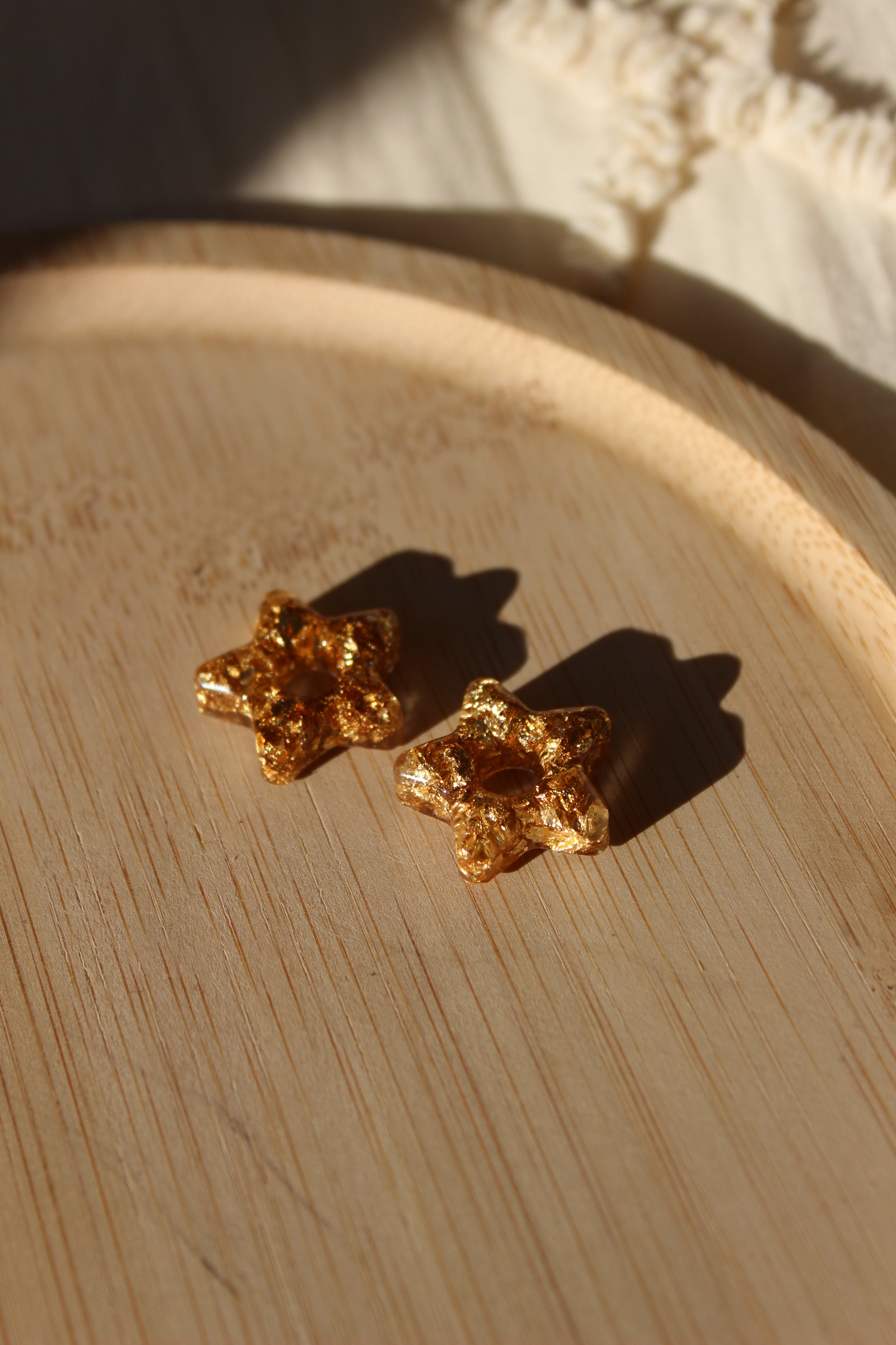 Pampilles étoiles dorées