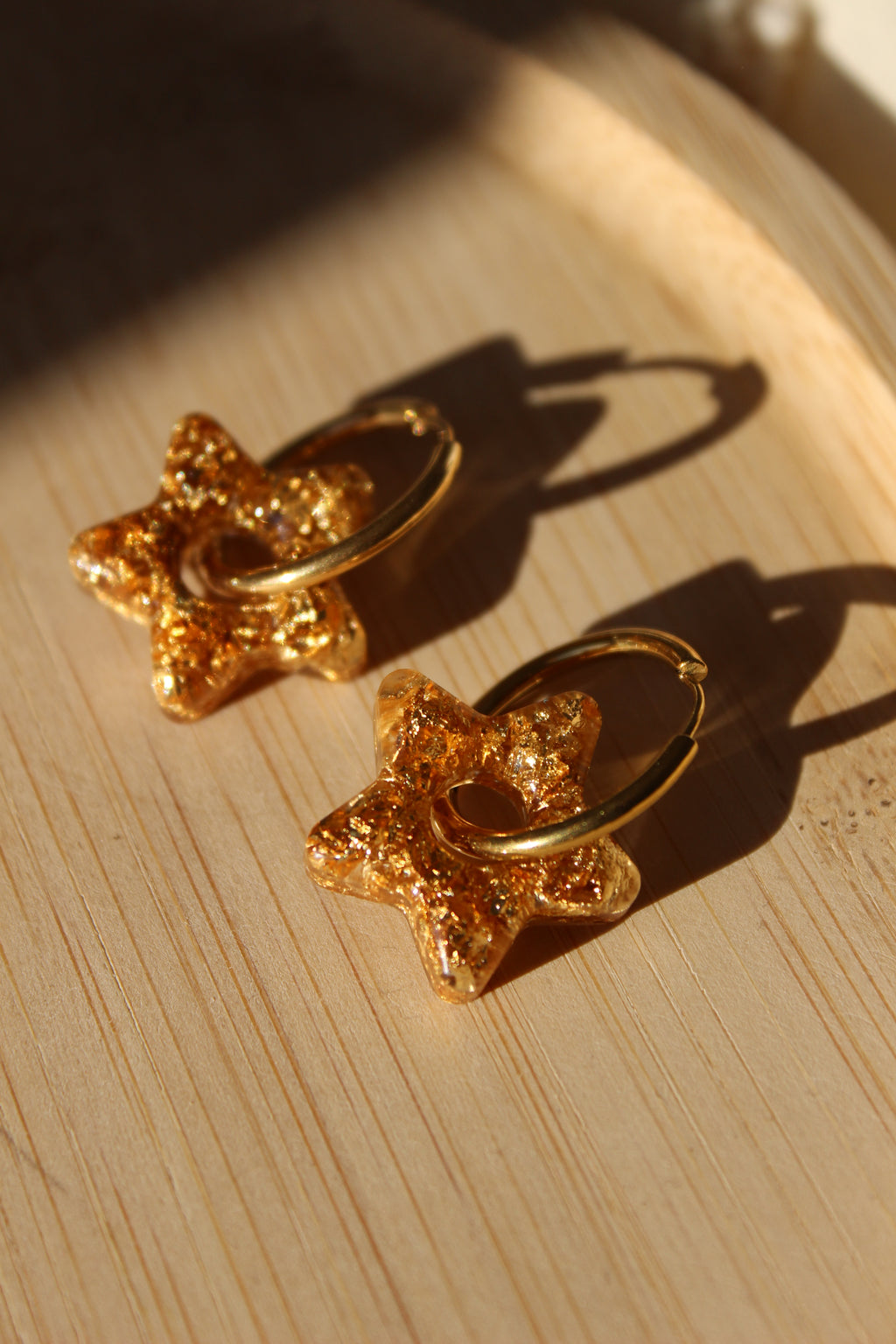 Pampilles étoiles dorées